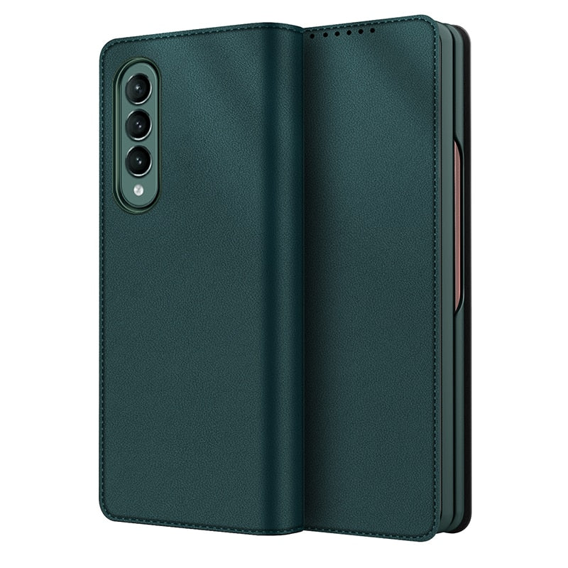 Magnetic Flip Stand Leather Case for Samsung Galaxy Z Fold 4