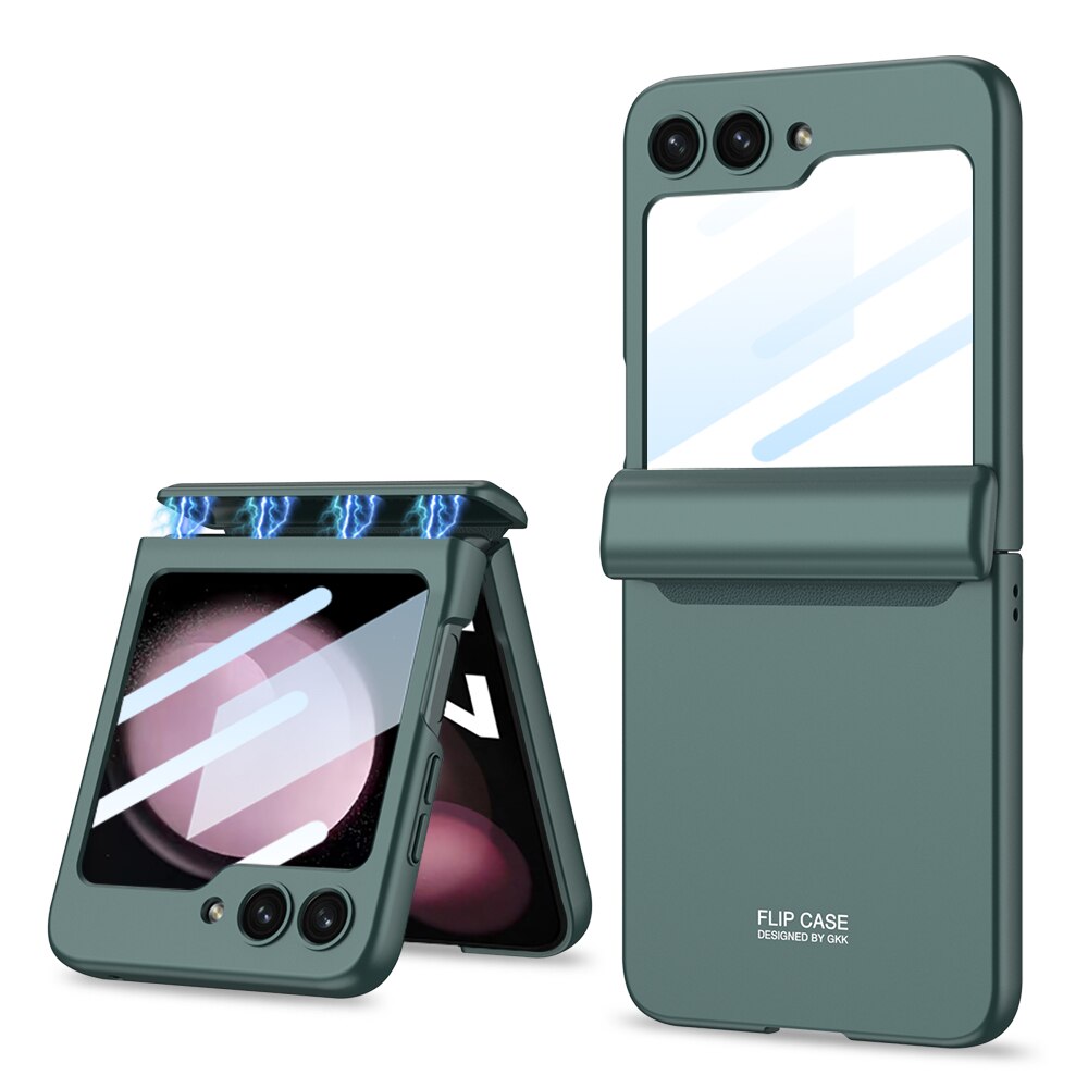 Full Protection Magnetic Case Hinge Protection For Galaxy Z Flip 5