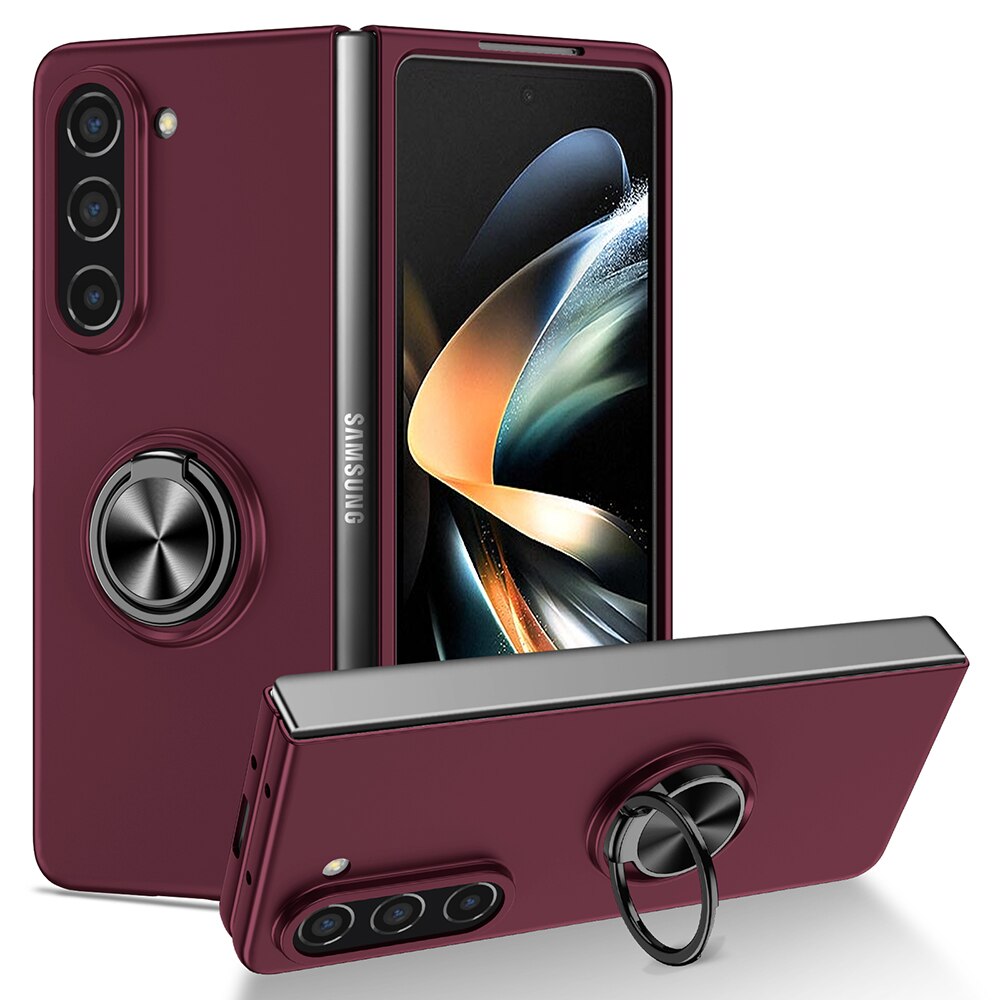 Magnetic Shockproof Case with Ring Stand For Samsung Galaxy Z Fold 5