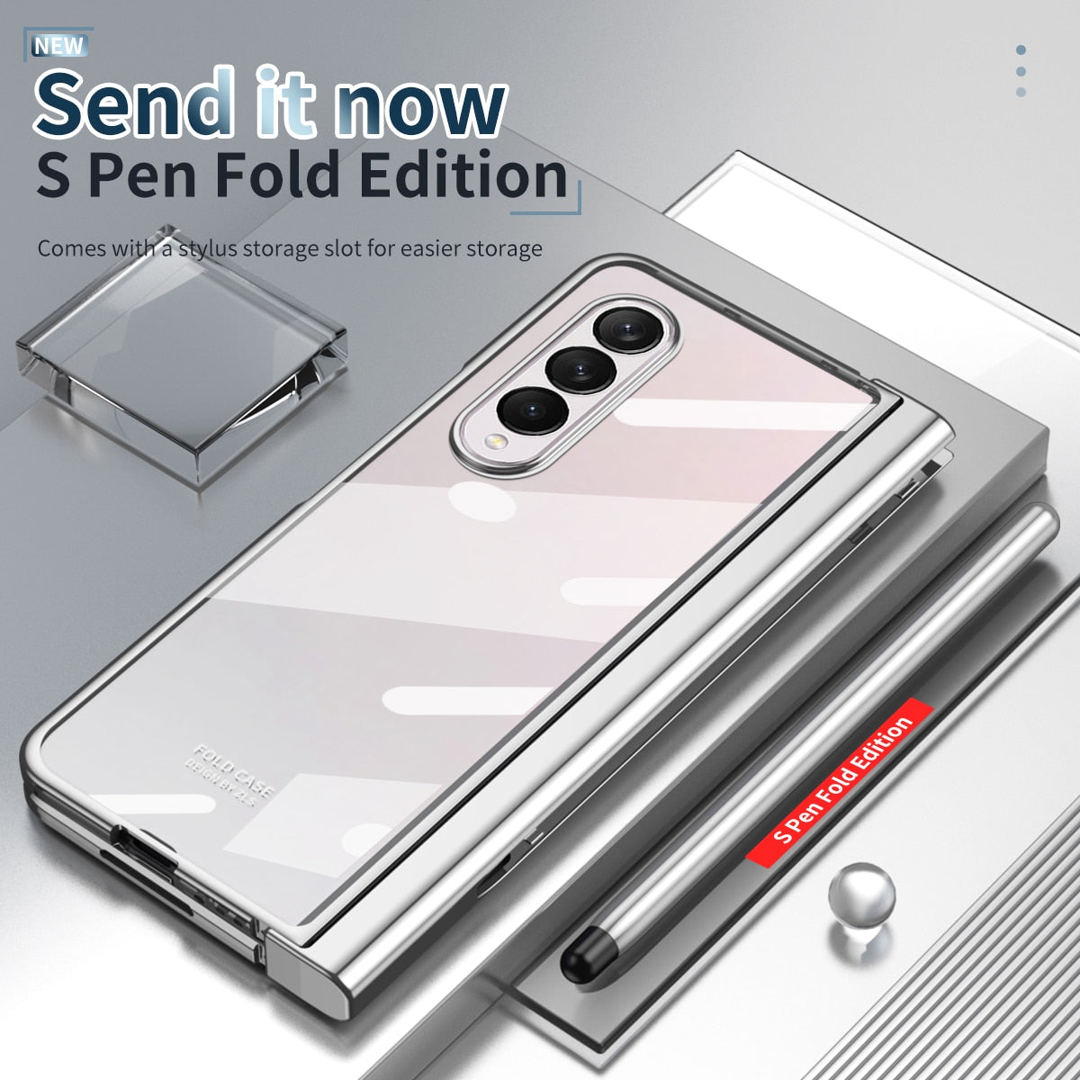 Full Protection Case with pen holder for Samsung Galaxy Z Fold 4