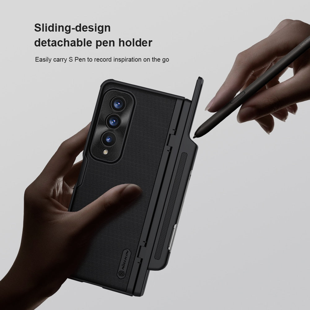 Shockproof Case with Kickstand & S-Pen Pocket For Galaxy Z Fold 4