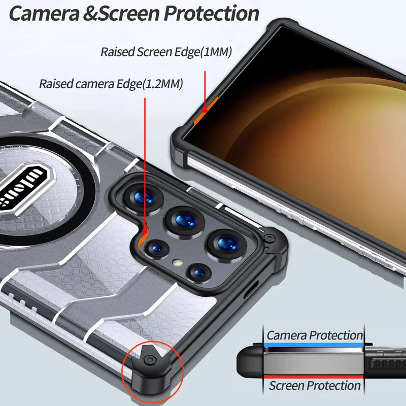 Shockproof Magnetic Case For Samsung Galaxy S24 Series