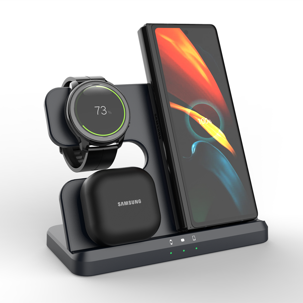 3 in 1 Wireless Charging Station for Samsung Galaxy Z Fold 4