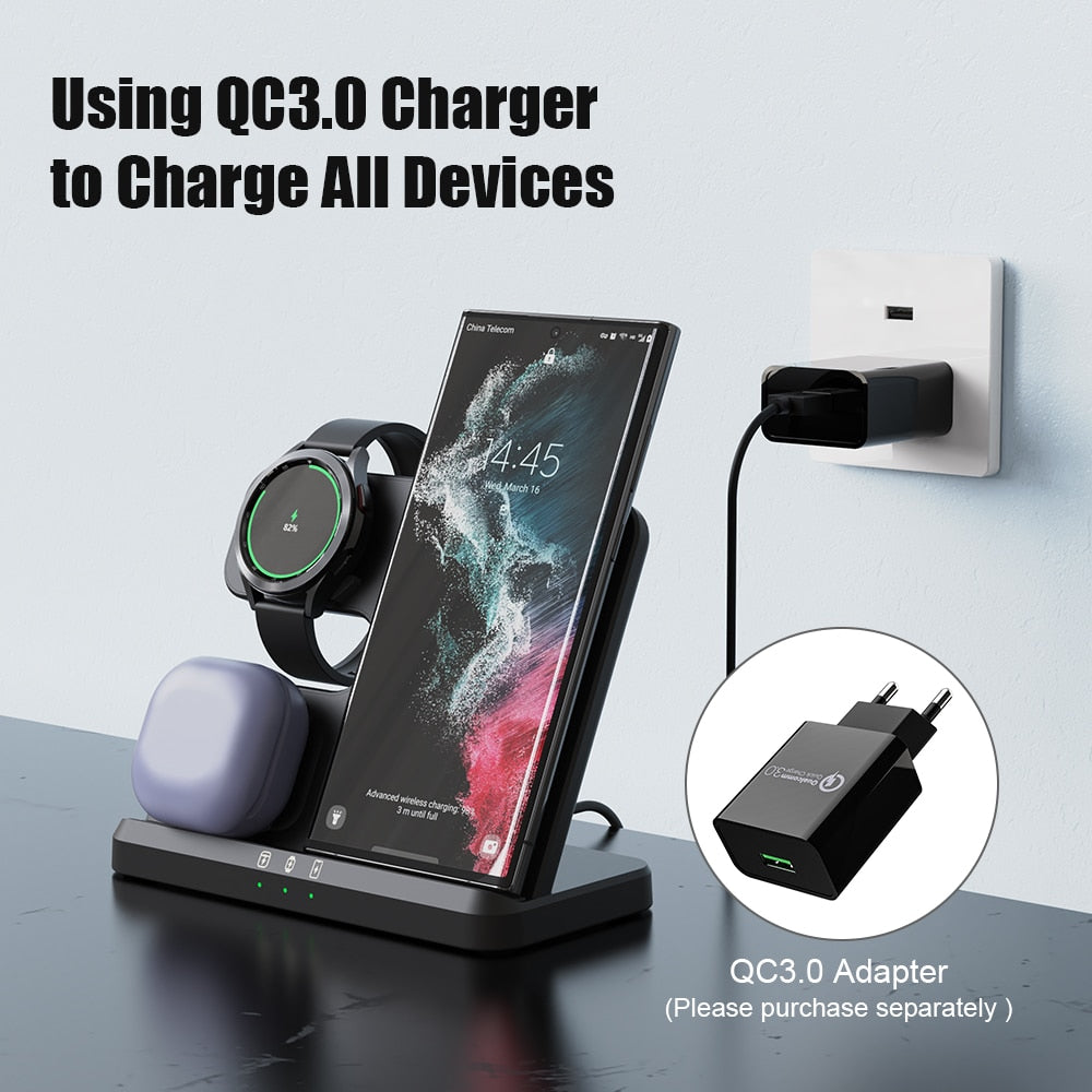 3 in 1 Wireless Charger Stand for Pixel Series - The Pixel Store