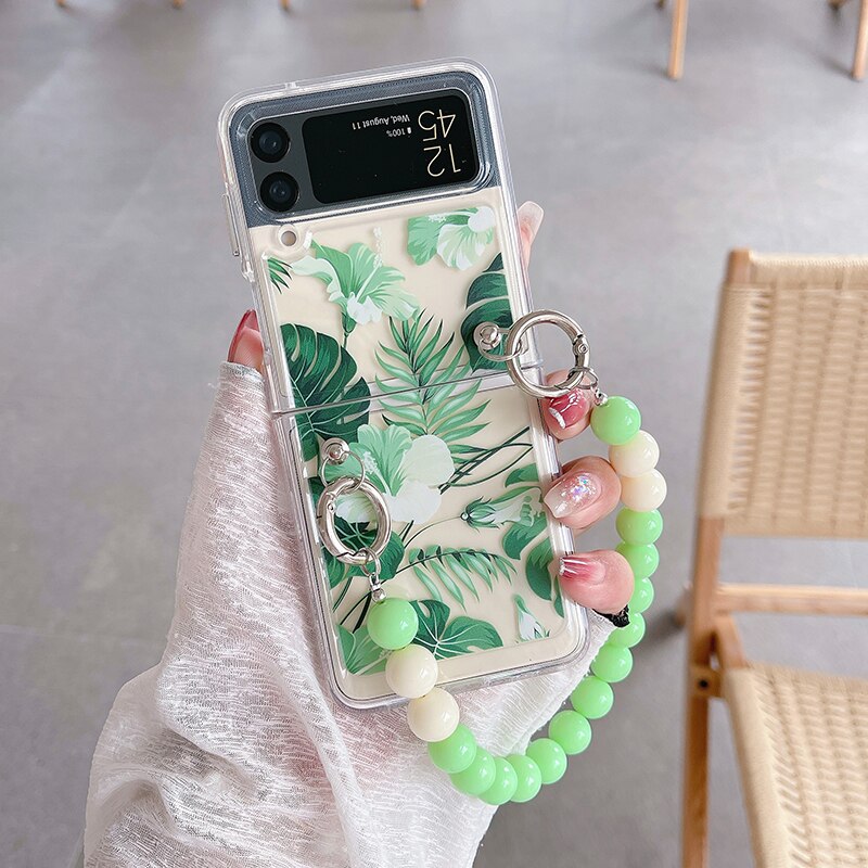 Cute Colorful Flowers Slim Case For Samsung Galaxy Z Flip 4 5G - Galaxy Z Flip 4 Case