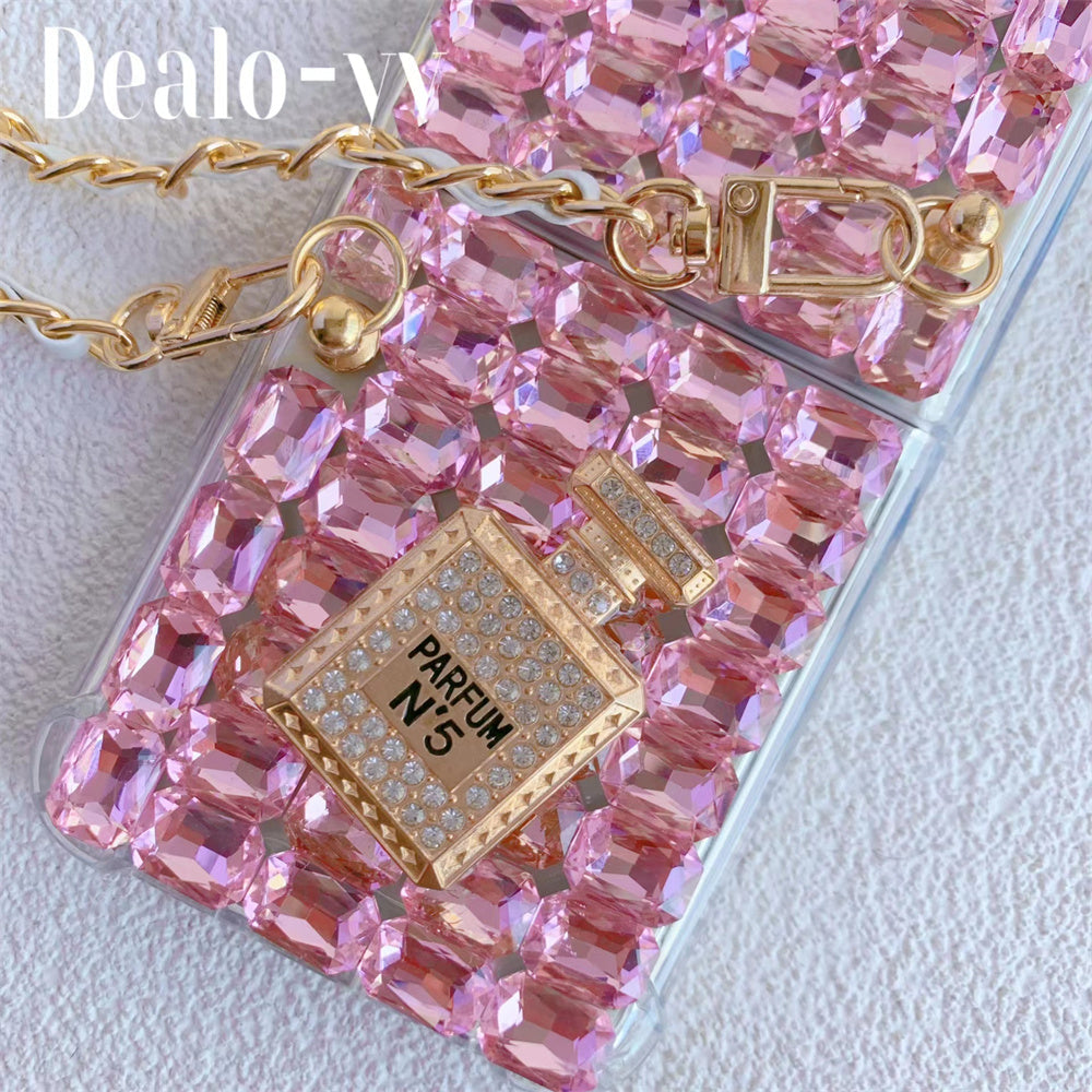 Luxury Long Chain Case for Samsung Galaxy Z Flip 4 - Galaxy Z Flip 4 Case